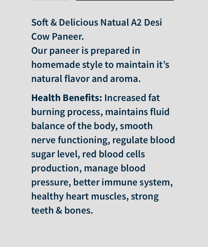 cow milk paneer by ritirivaaj