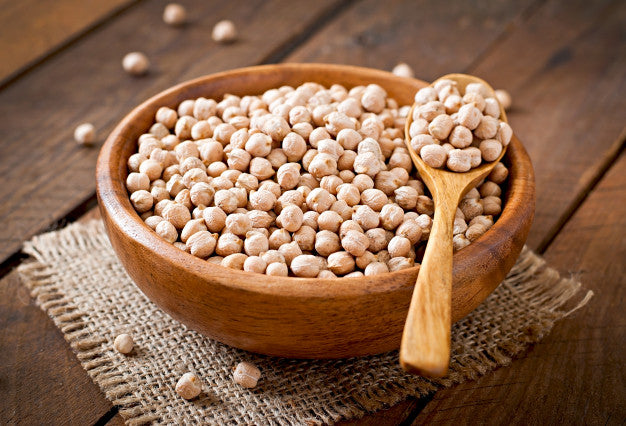 Unpolished Kabuli Chana-White Chickpeas - 5 KG